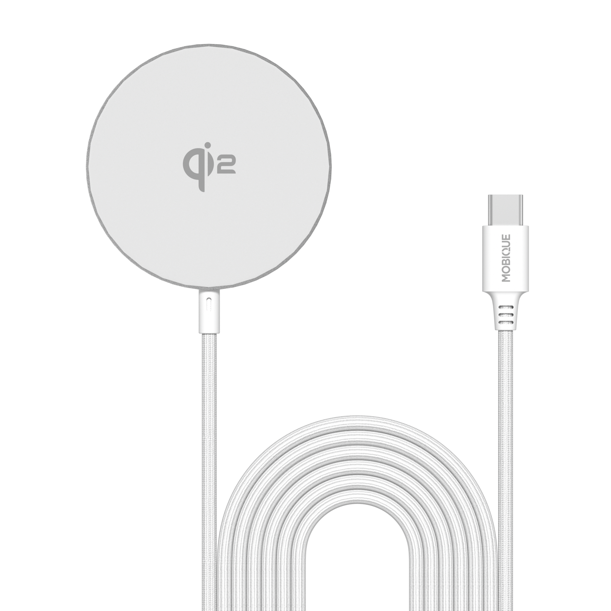  OnePlus 13 Qi2 Cargador Inalámbrico Magnético 15W blanco