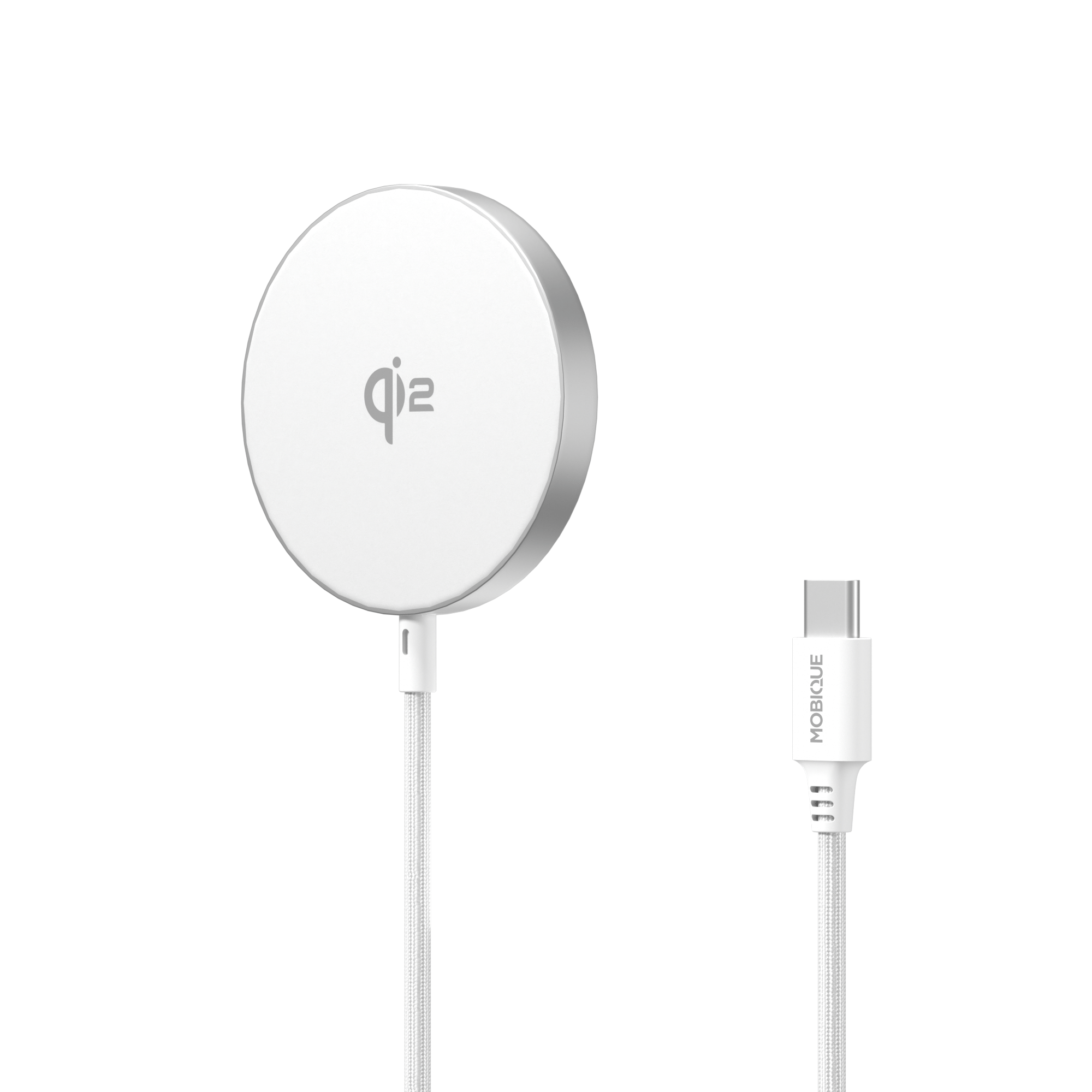  OnePlus 13 Qi2 Cargador Inalámbrico Magnético 15W blanco