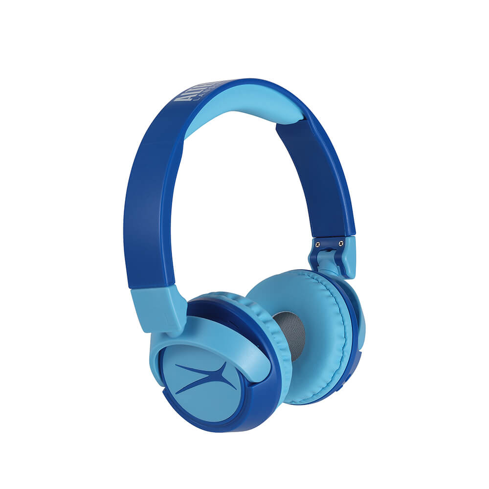 Auriculares inalámbricos On-Ear para niños 2 en 1, azul