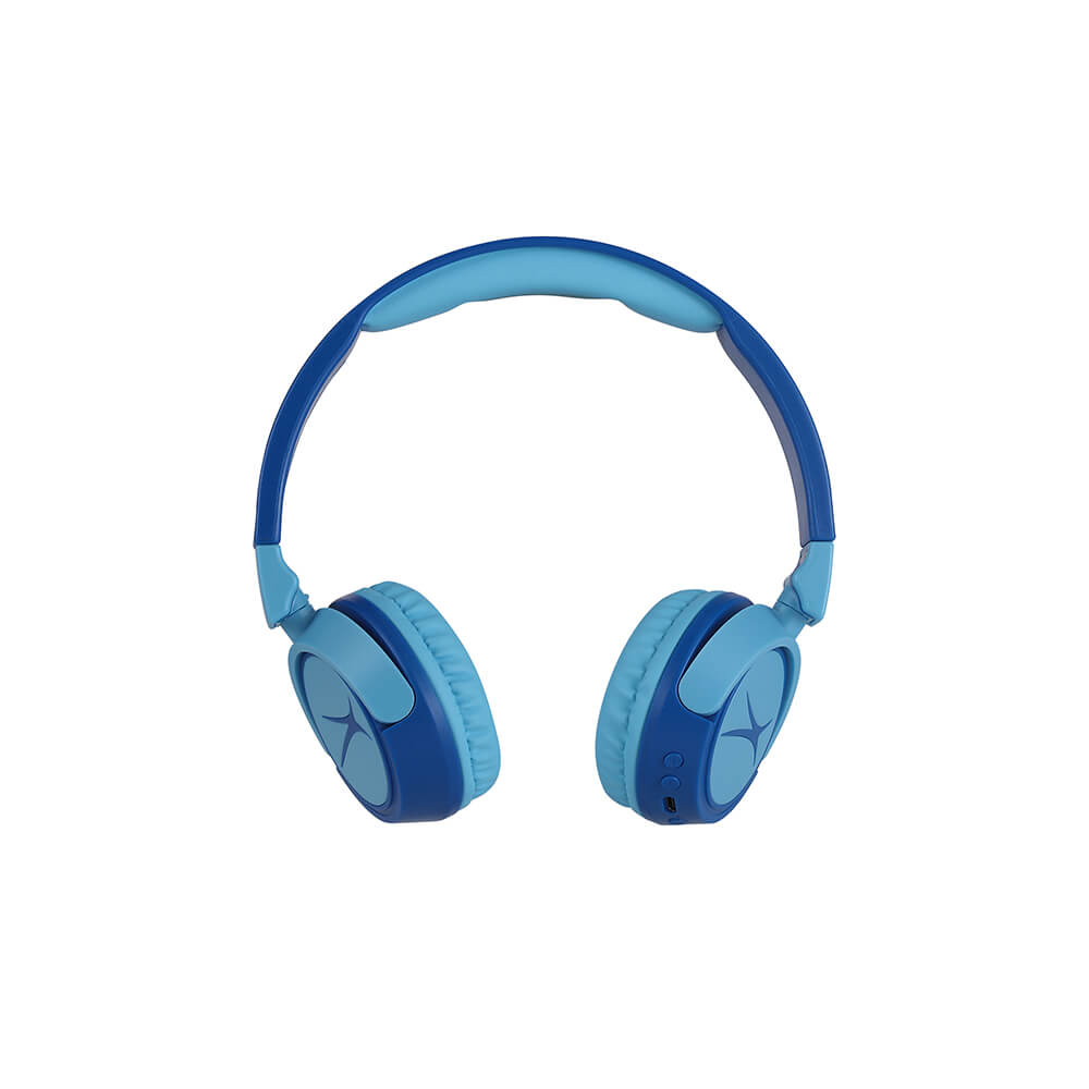 Auriculares inalámbricos On-Ear para niños 2 en 1, azul