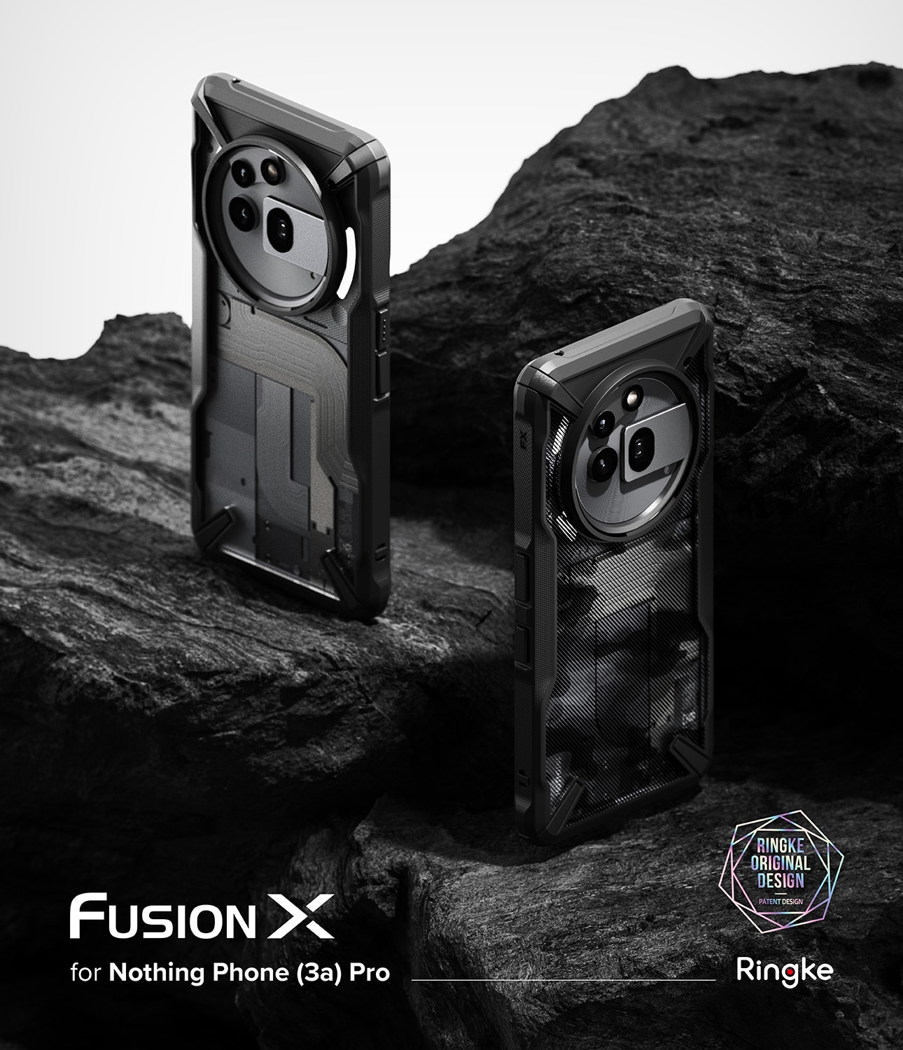 Funda Fusion X Nothing Phone 3a Pro Negro