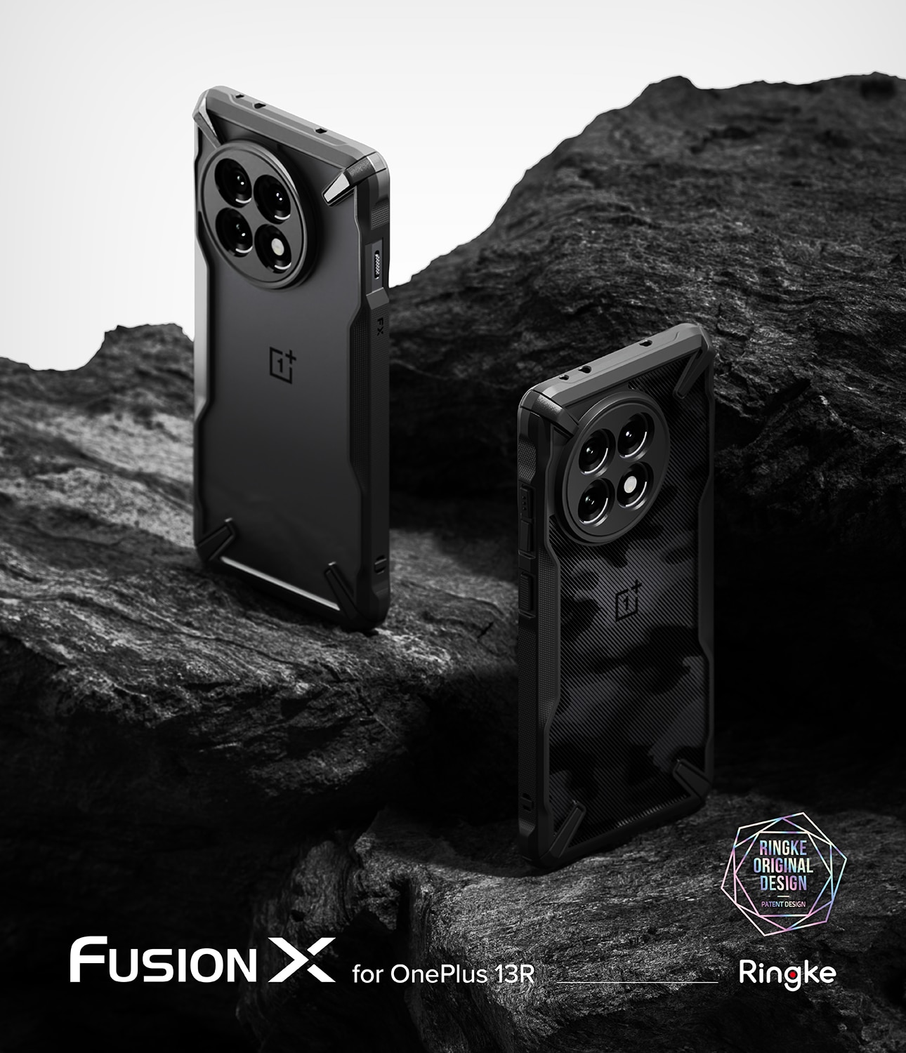 Funda Fusion X  OnePlus 13R Negro