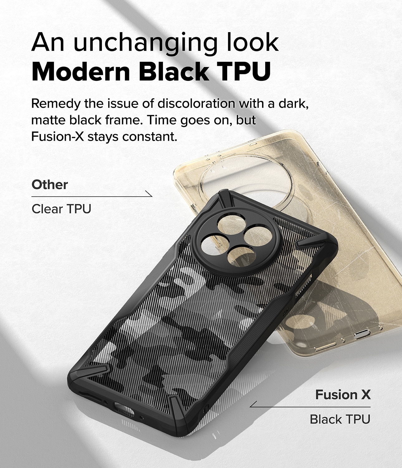 Funda Fusion X  OnePlus 13R Camo Black