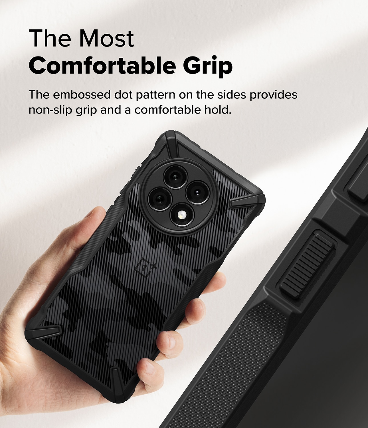 Funda Fusion X  OnePlus 13R Camo Black