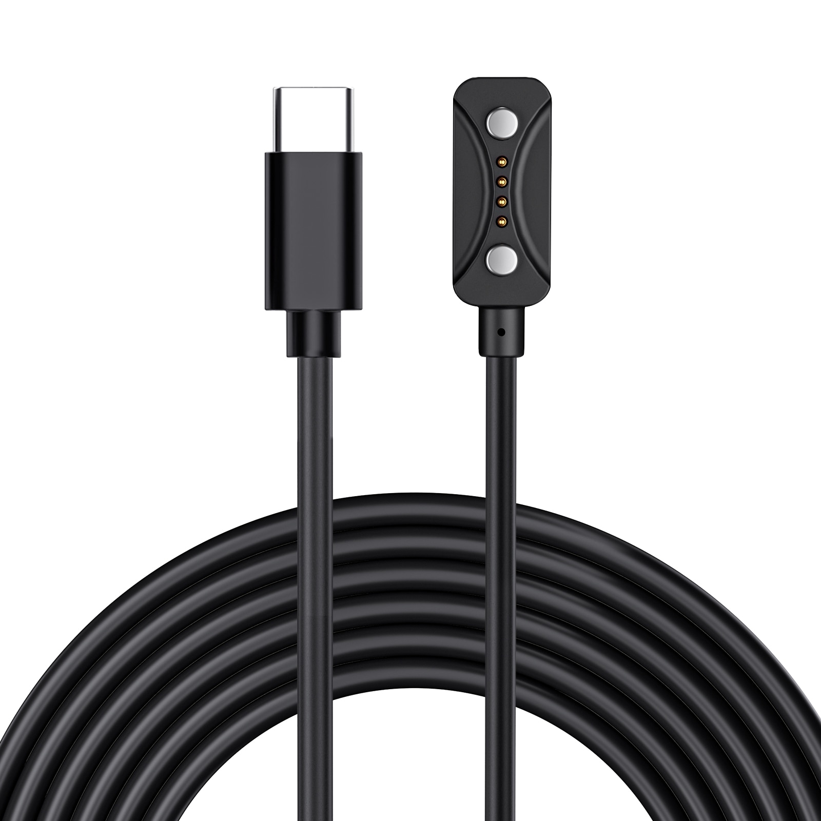 Cargador Magnético USB-C para Polar Vantage M3, Negro