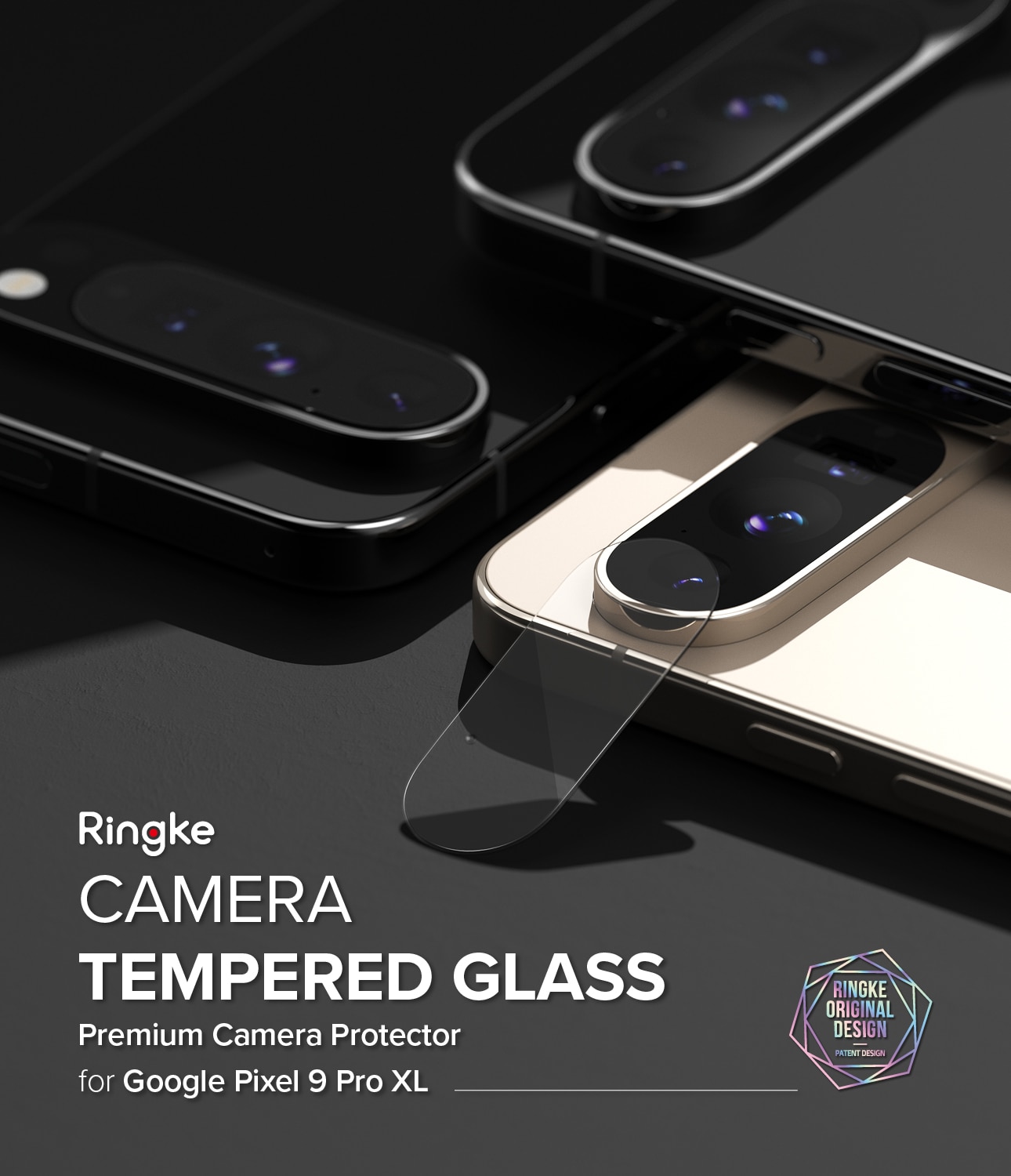 Camera Protector Glass (3-pack) Google Pixel 9 Pro XL Transparente