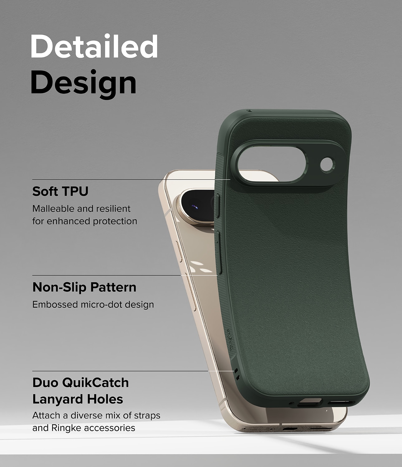 Funda Onyx Google Pixel 9 Dark Green