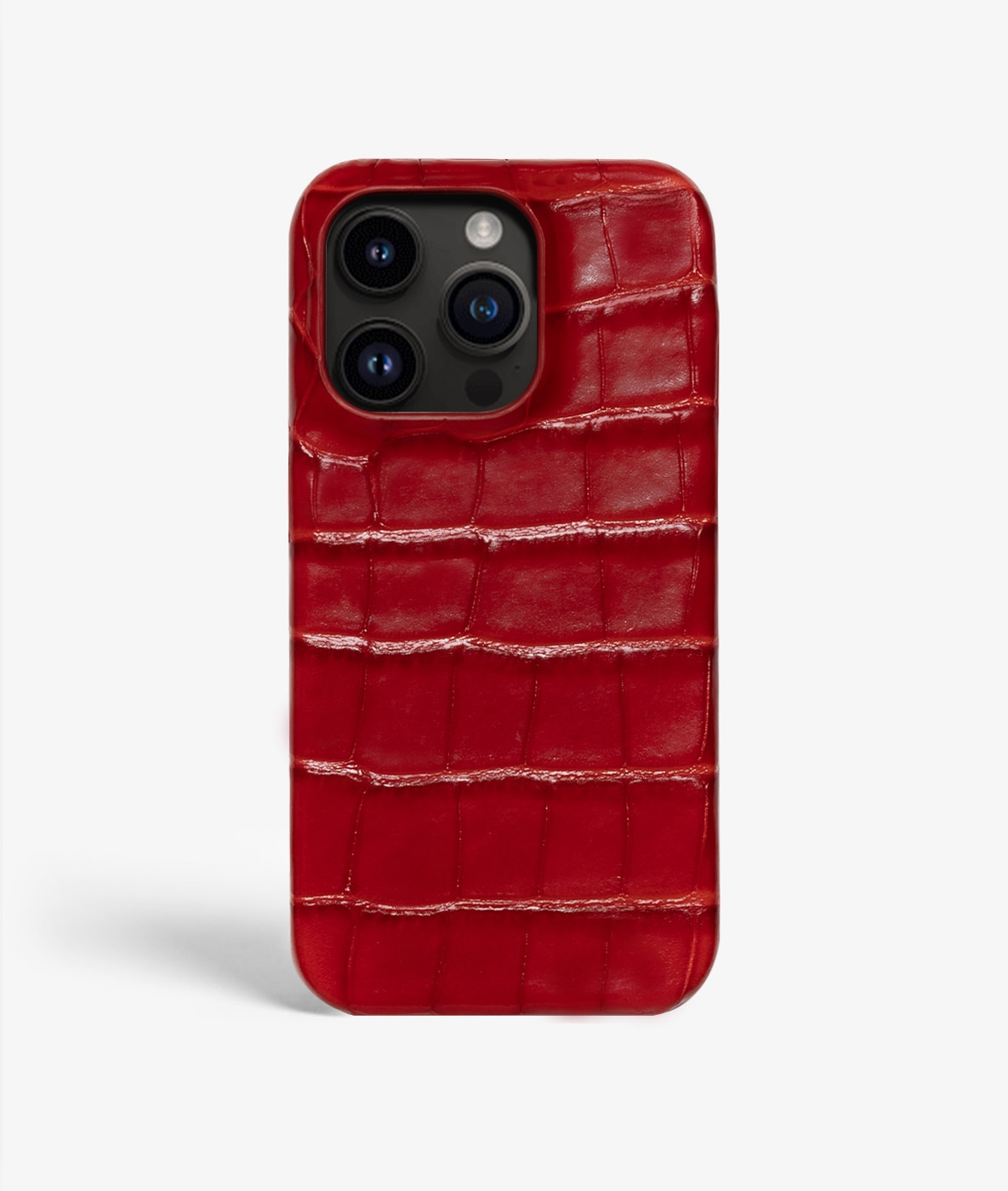 Funda iPhone 14 Pro Max Croco Red