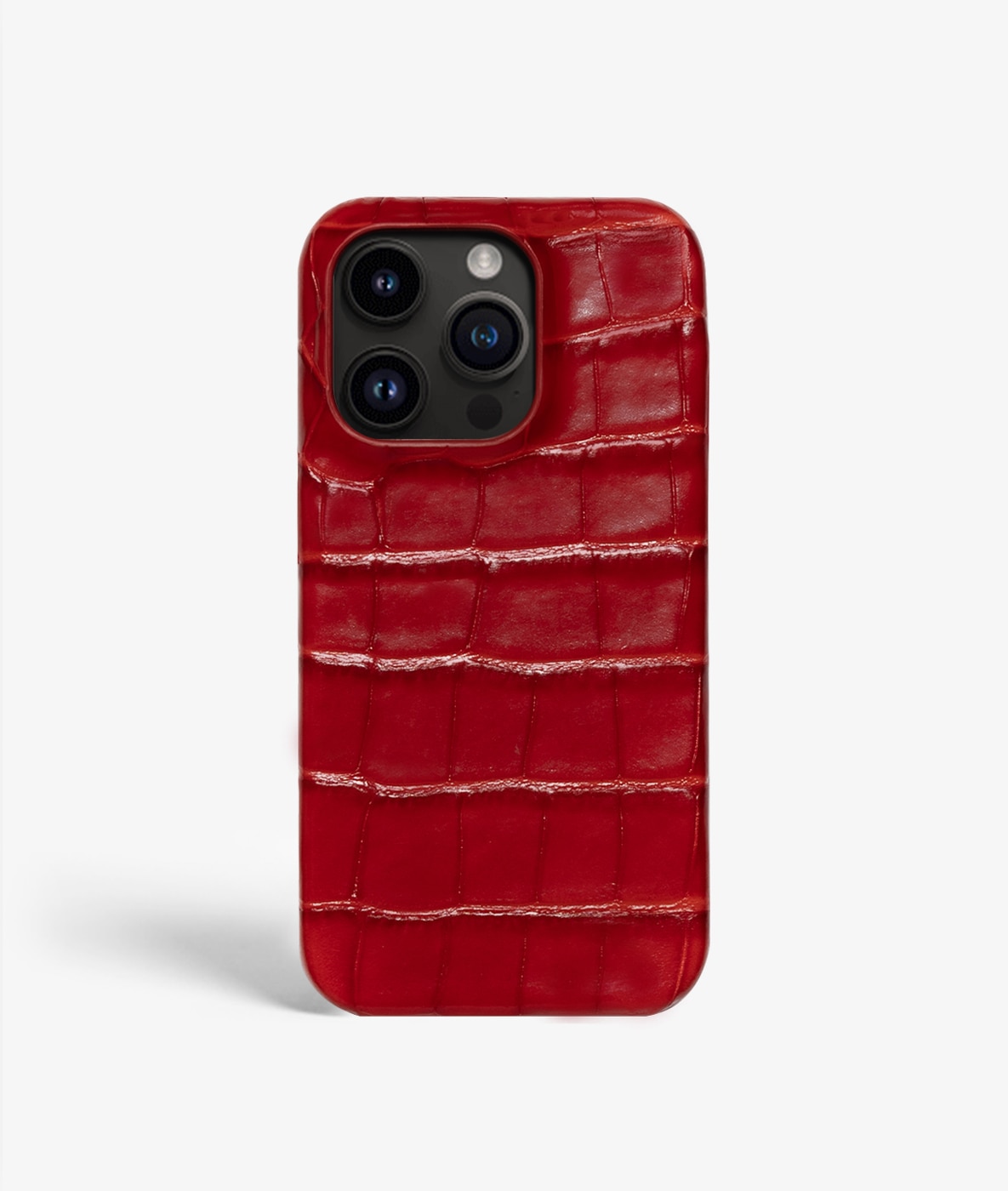 Funda iPhone 14 Pro Croco Red