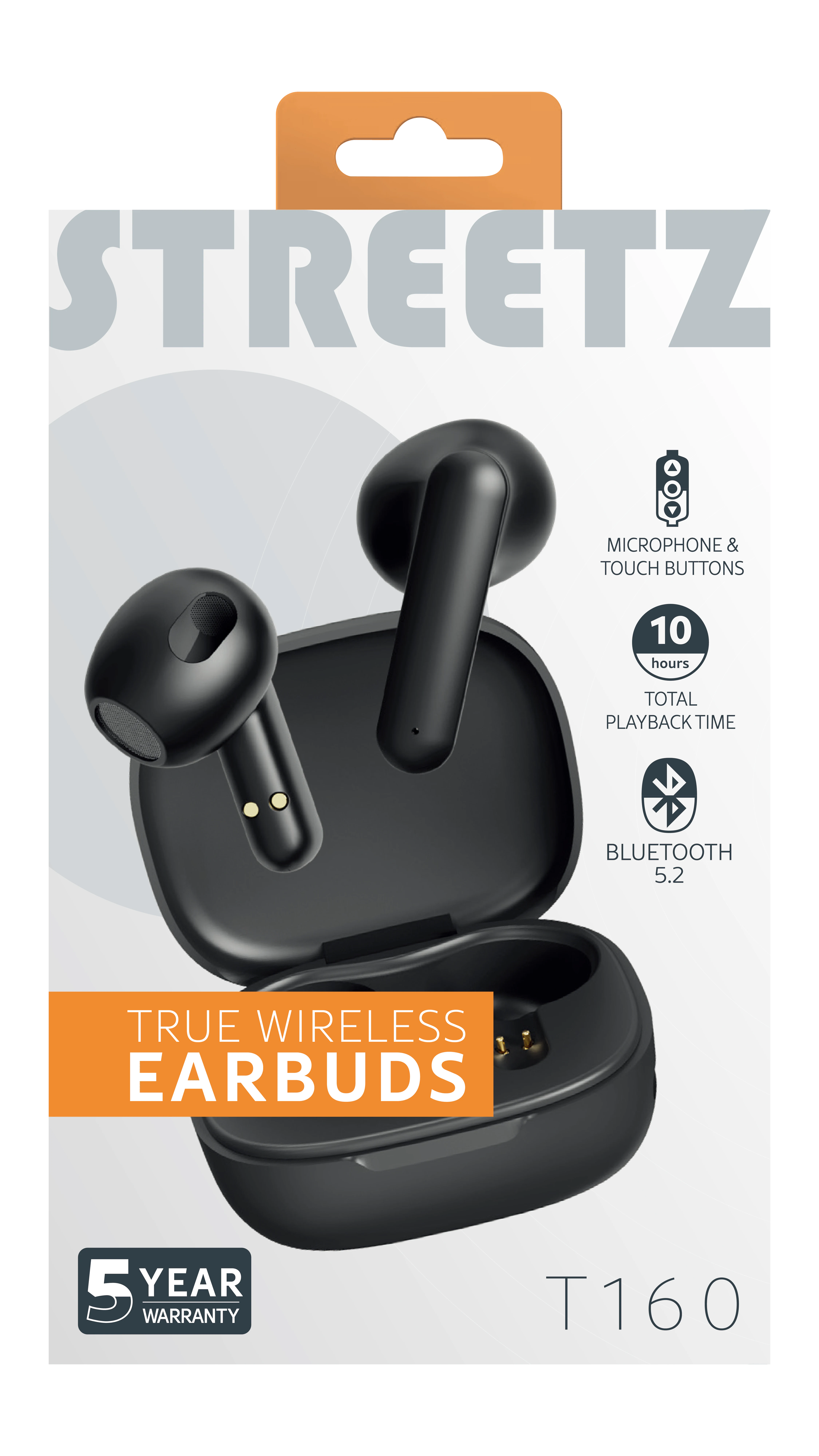 Auriculares True Wireless in-ear, negro