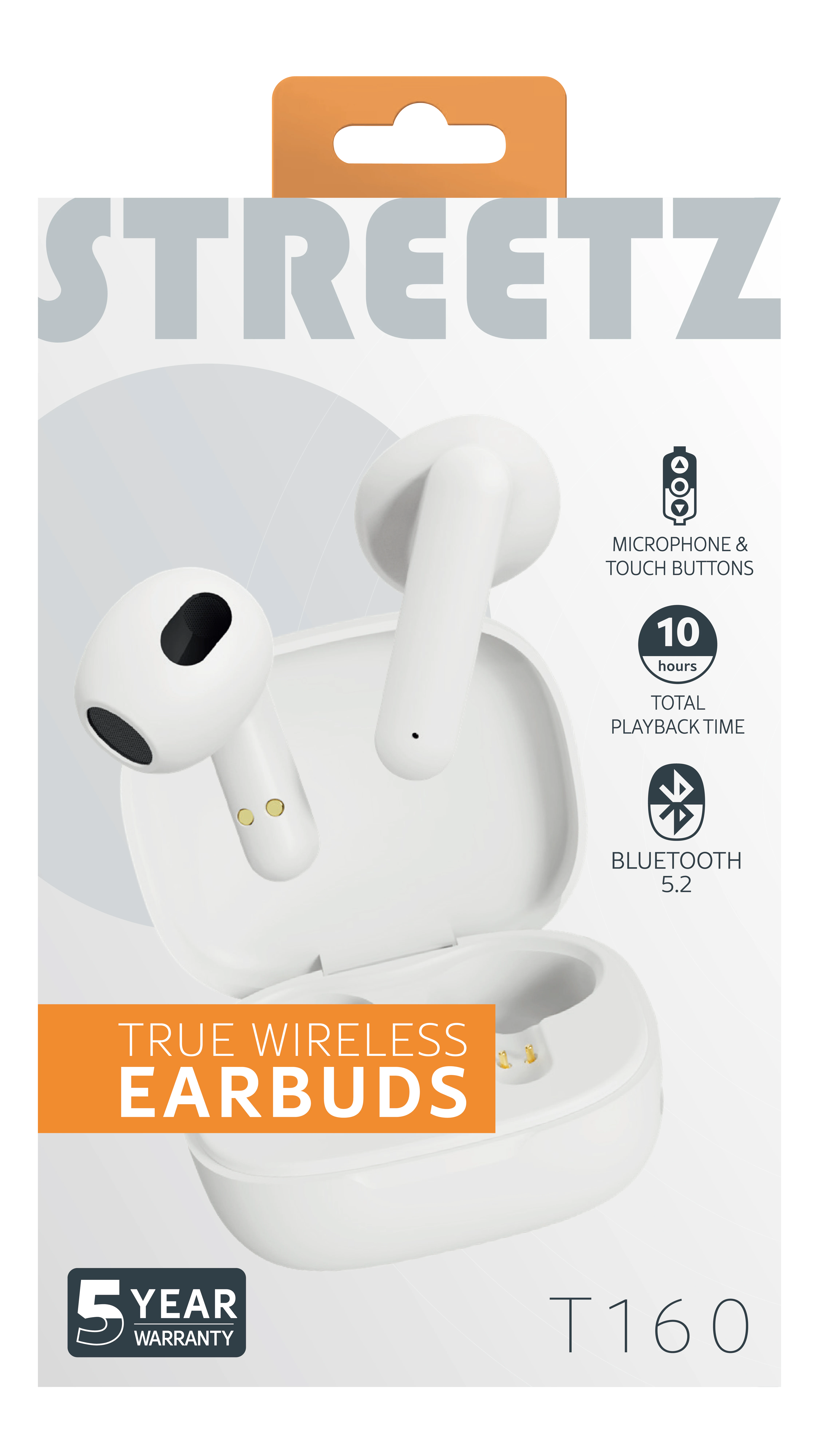 Auriculares True Wireless in-ear, blanco