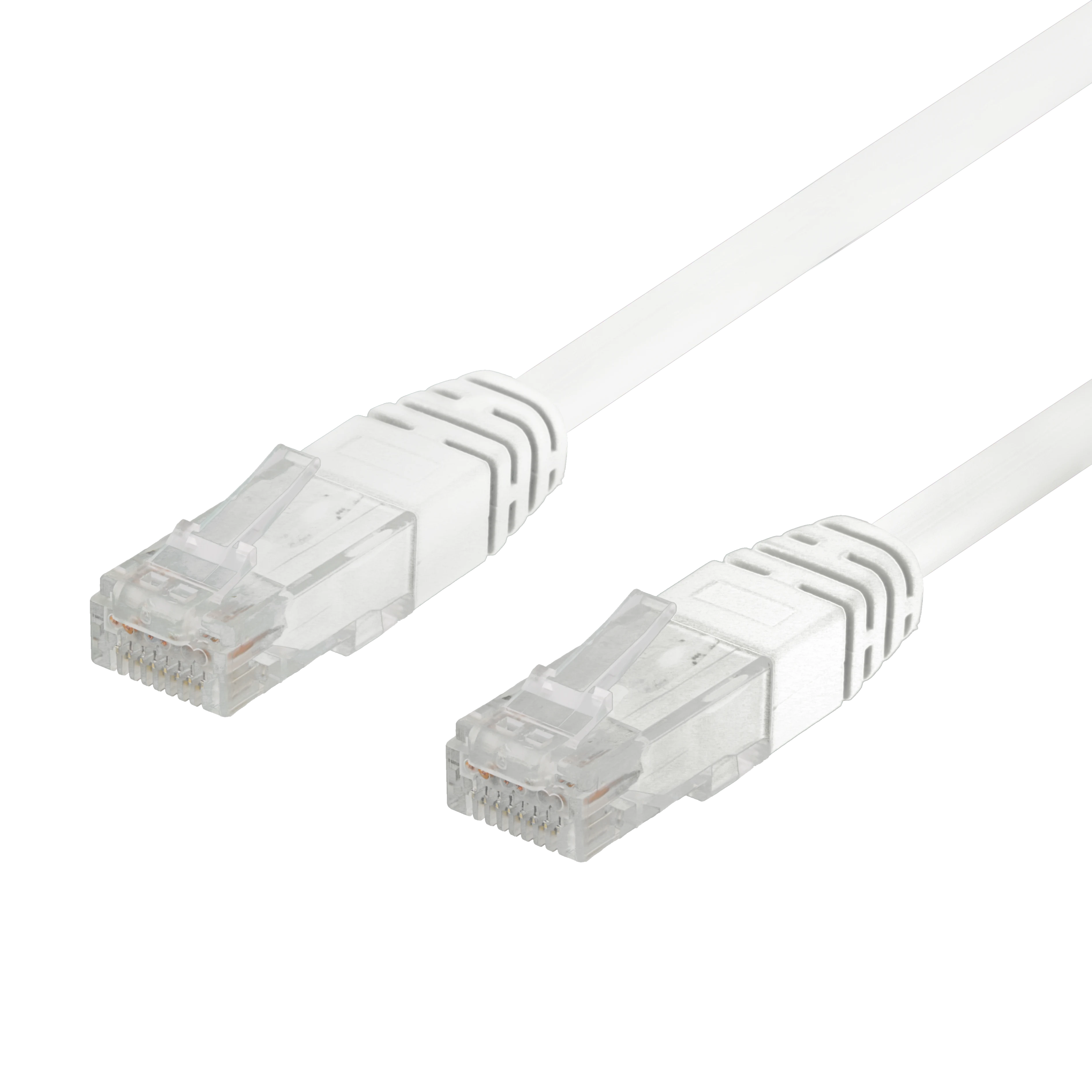 Cable de parcheo U/UTP Cat6 de 0,3 m blanco