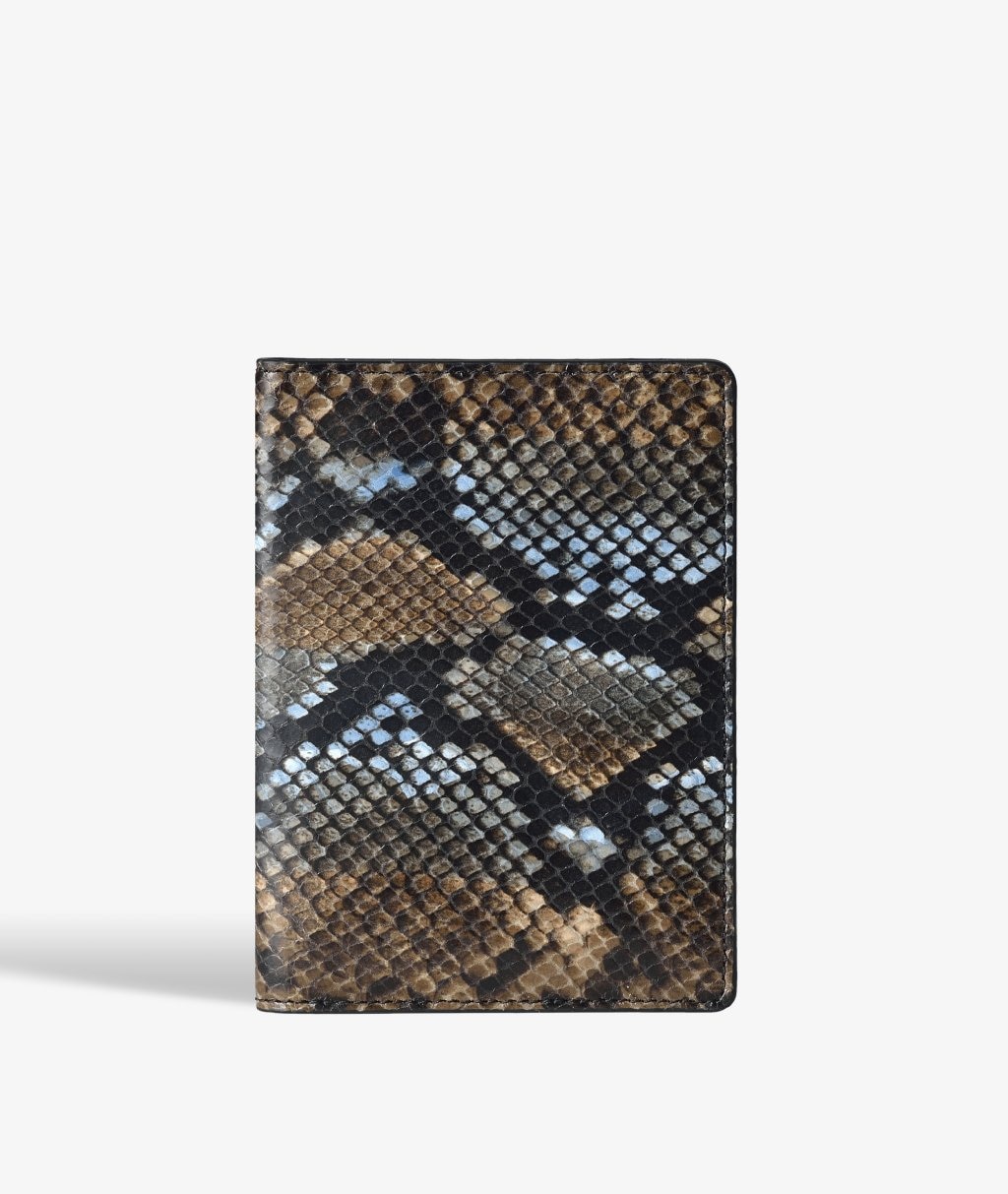 Funda para pasaporte Python Multicolor Sunset Blue