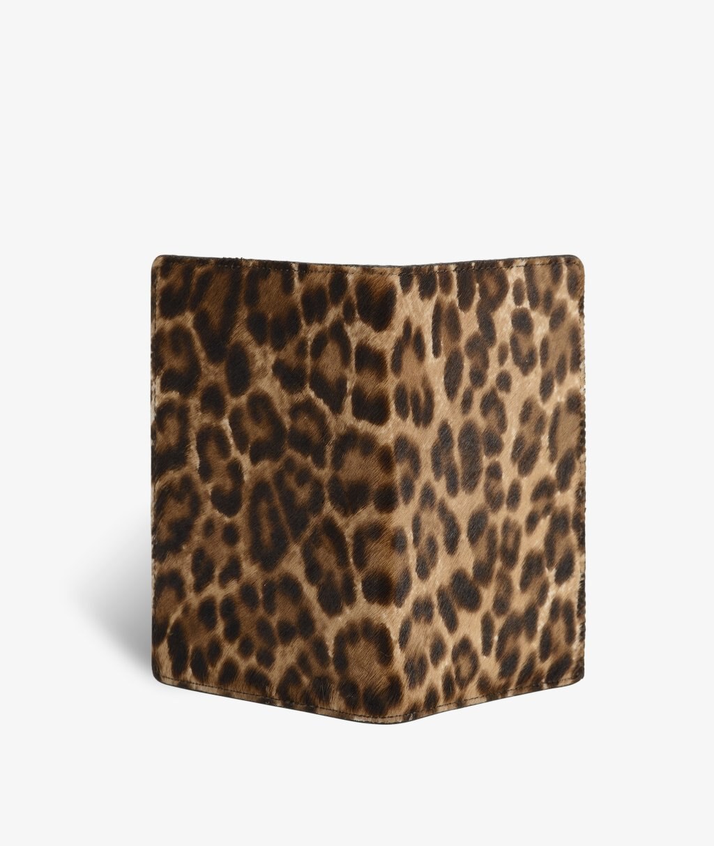 Funda para pasaporte Pony Leopardo Camel