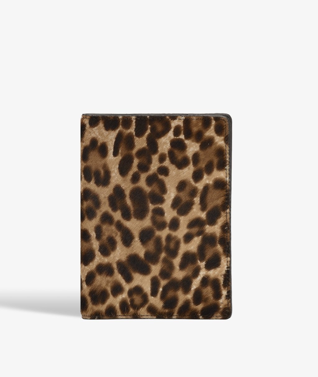 Funda para pasaporte Pony Leopardo Camel