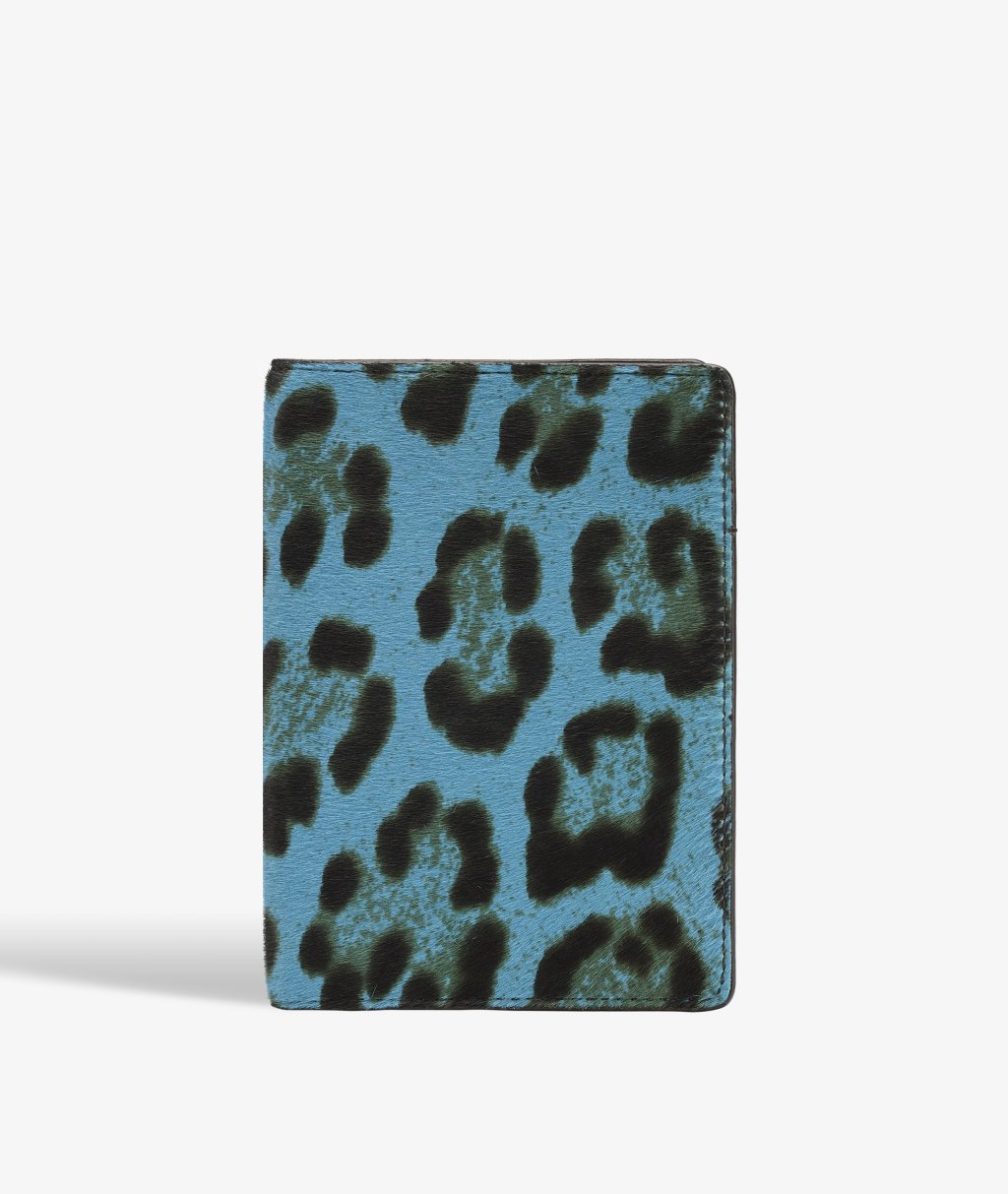 Funda para pasaporte Pony Leopardo Turquoise