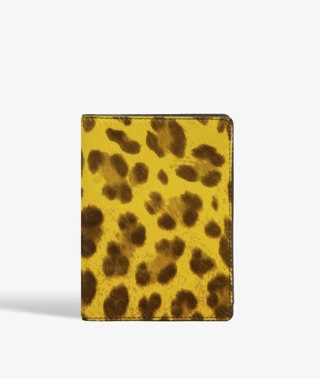 Funda para pasaporte Pony Leopardo Yellow