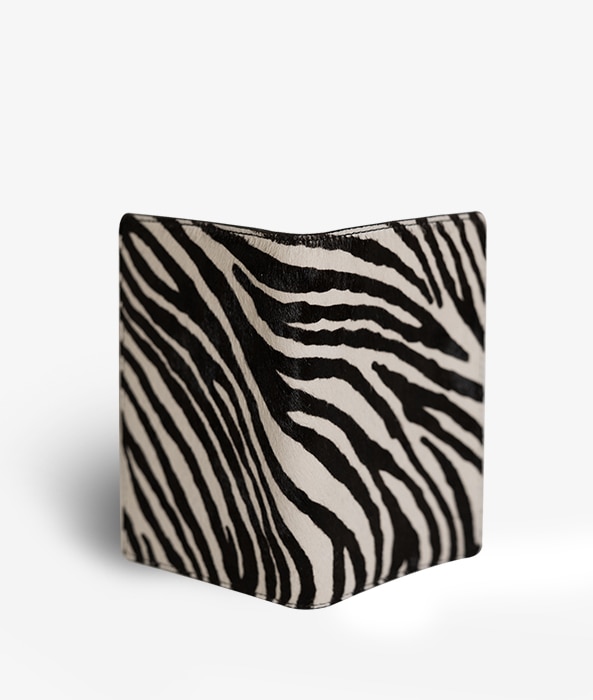 Funda para pasaporte Pony Zebra Black/White