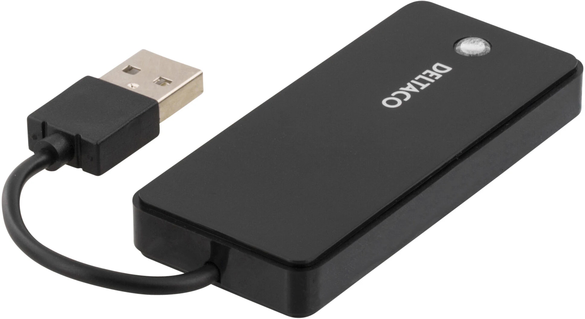 Concentrador USB-A 4x USB-A negro