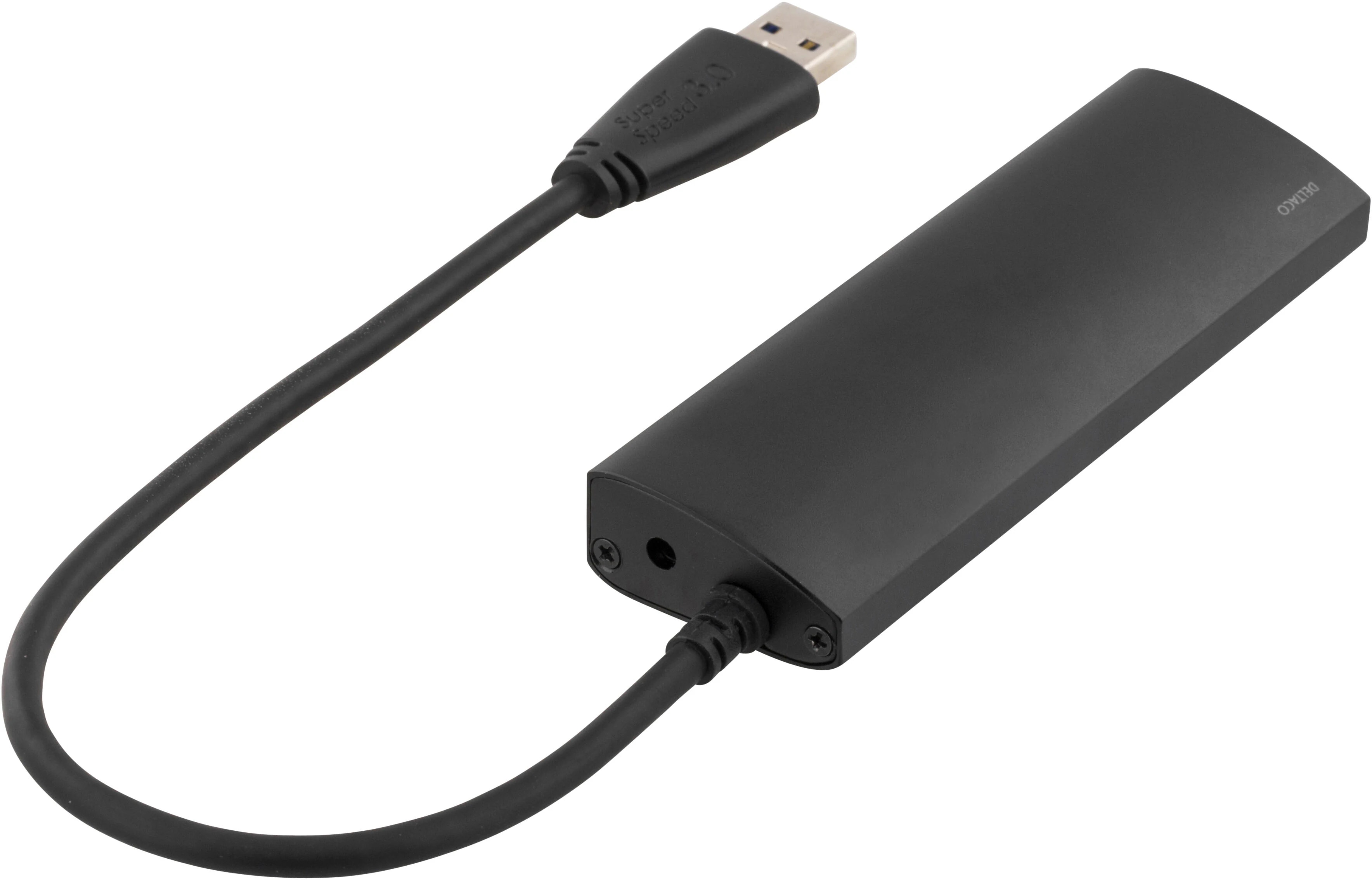 Concentrador USB-A 4x USB-A Hembra negro