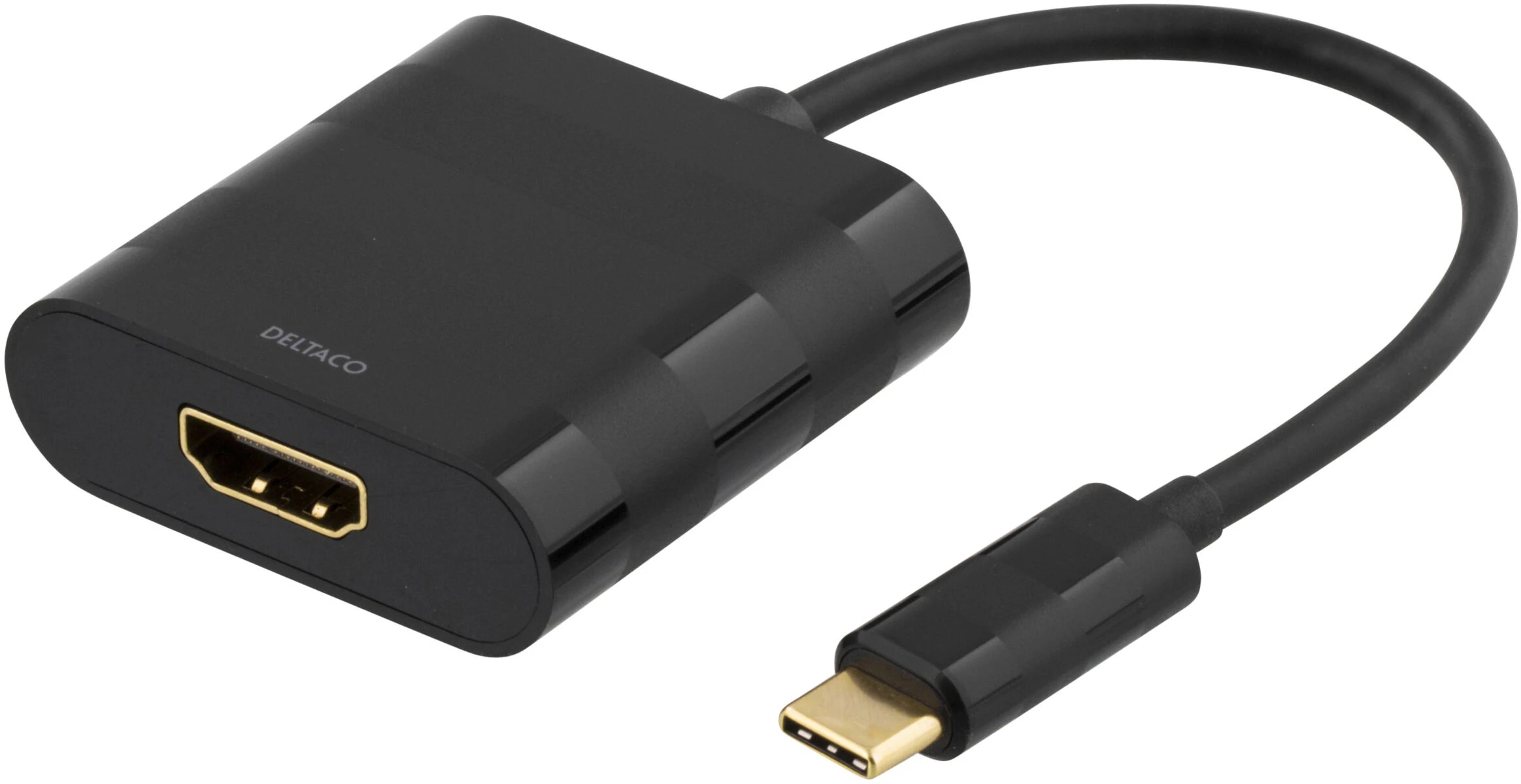 Adaptador de USB-C a HDMI  negro