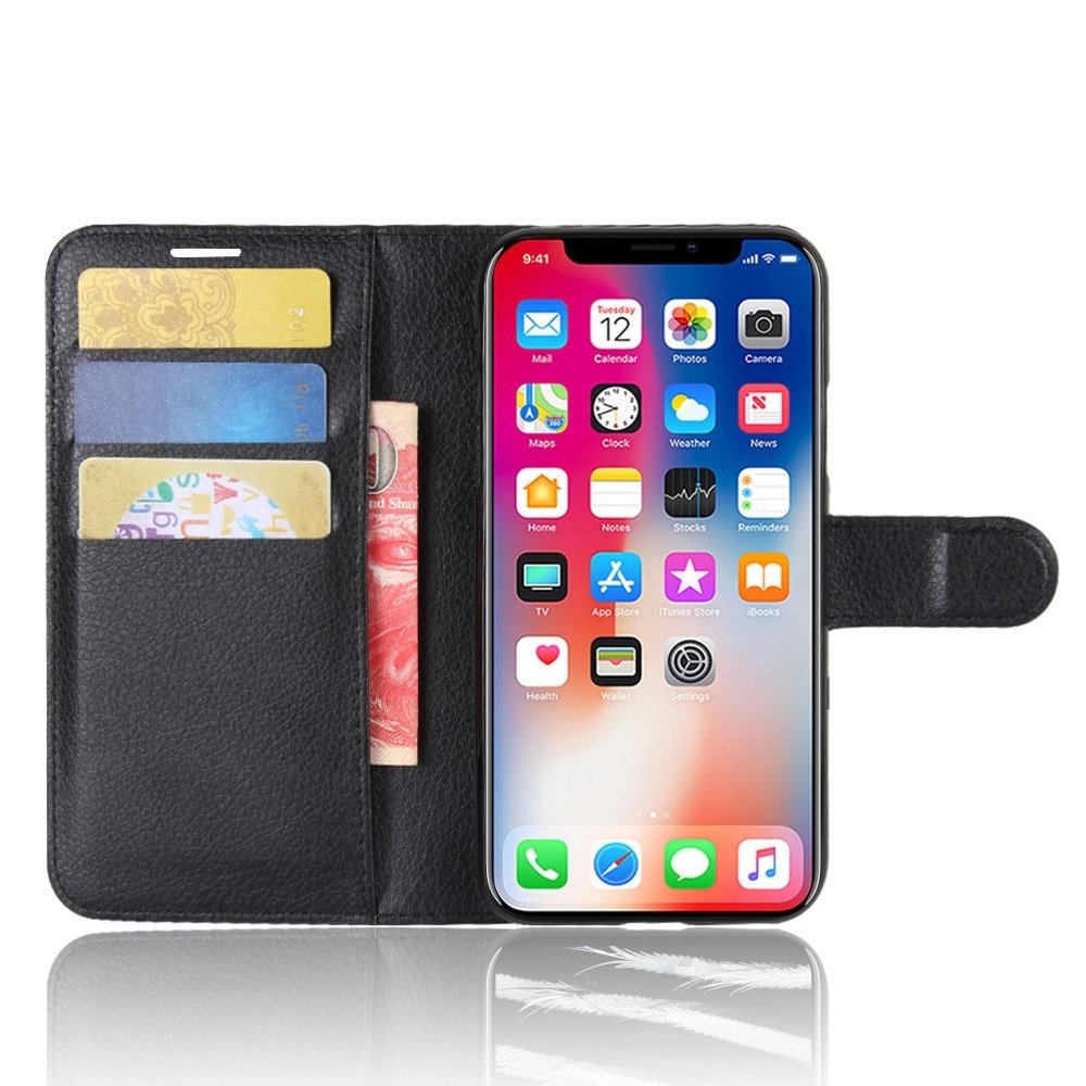 Funda cartera iPhone X/XS Negro