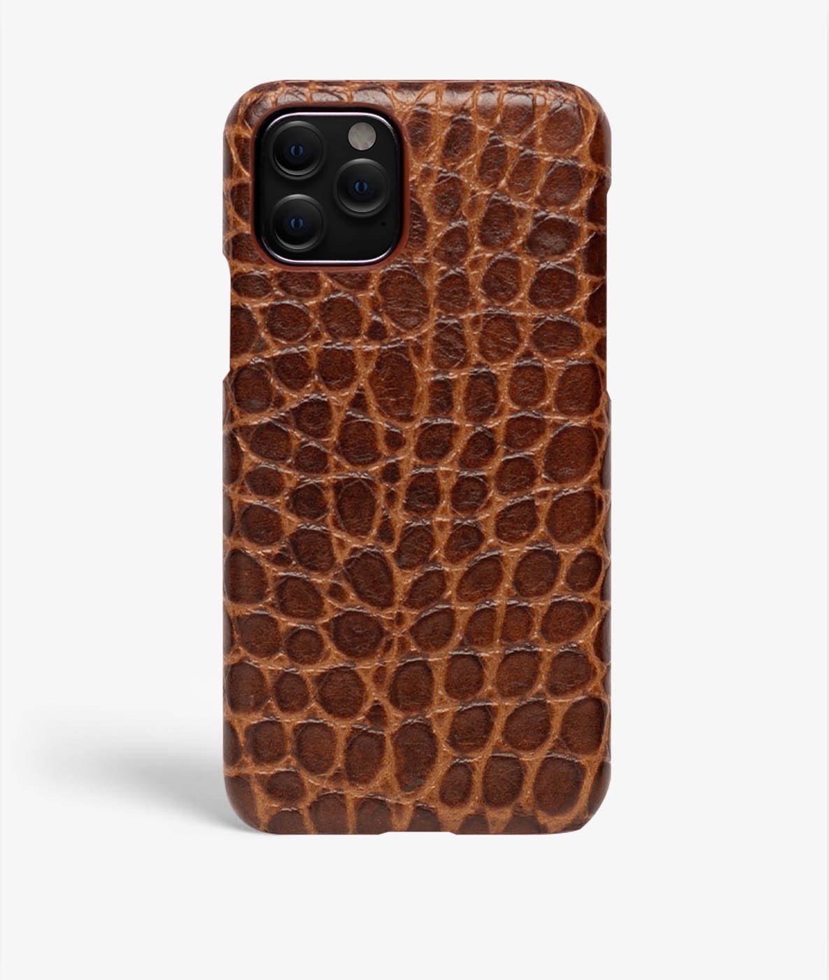 Funda iPhone 11 Pro Small Croco Marrón