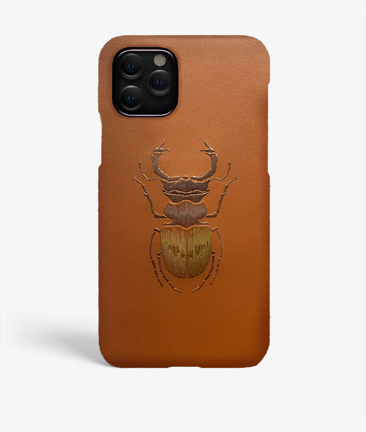 Funda iPhone 11 Pro Beetle Calf Cognac